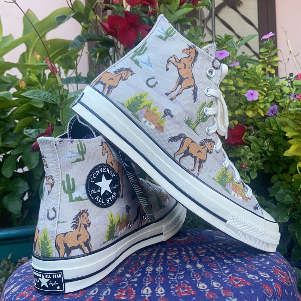 New Western Style men's Chuck 70 Hi Top Sneakers - Picture 8 of 15
